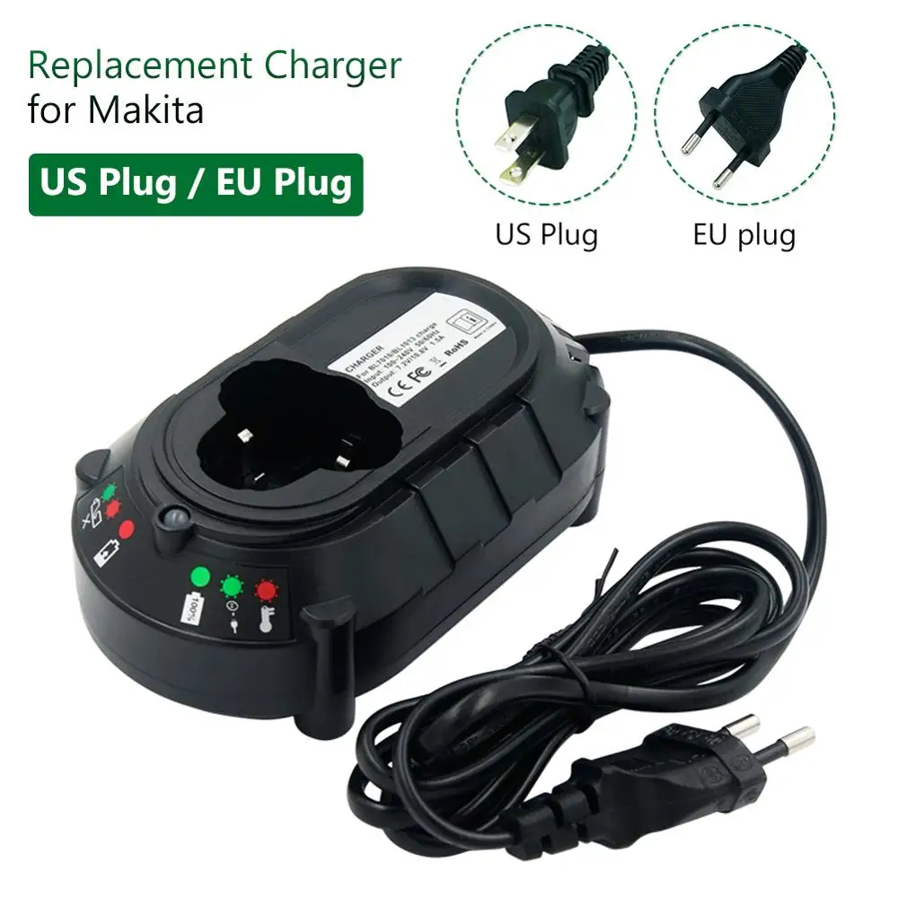 AC110 240V DC10WA литий ионный Батарея Зарядное устройство для Makita 10 8 v BL1013 BL1014