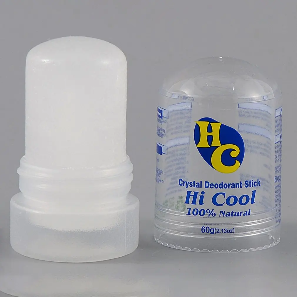 Кристаллический дезодорант палочка квасцов, антиперспирант для удаления запахов подмышек, для женщин и мужчин, 60 г
