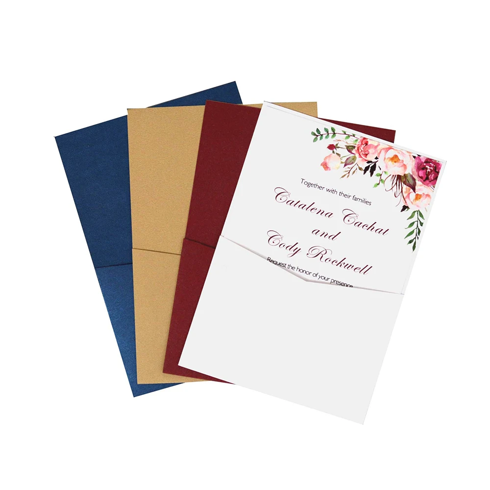 10 шт пустотелые Пригласительные открытки свадебные праздничные деловые простые