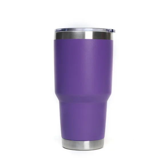 30oz violet Лазерная гравировка, Кастомизация 20 унций 30 унций, нержавеющая сталь, пивной стакан, стакан, дорожная пивная кружка, термос, кофейные кружки - Цвет: 30oz violet