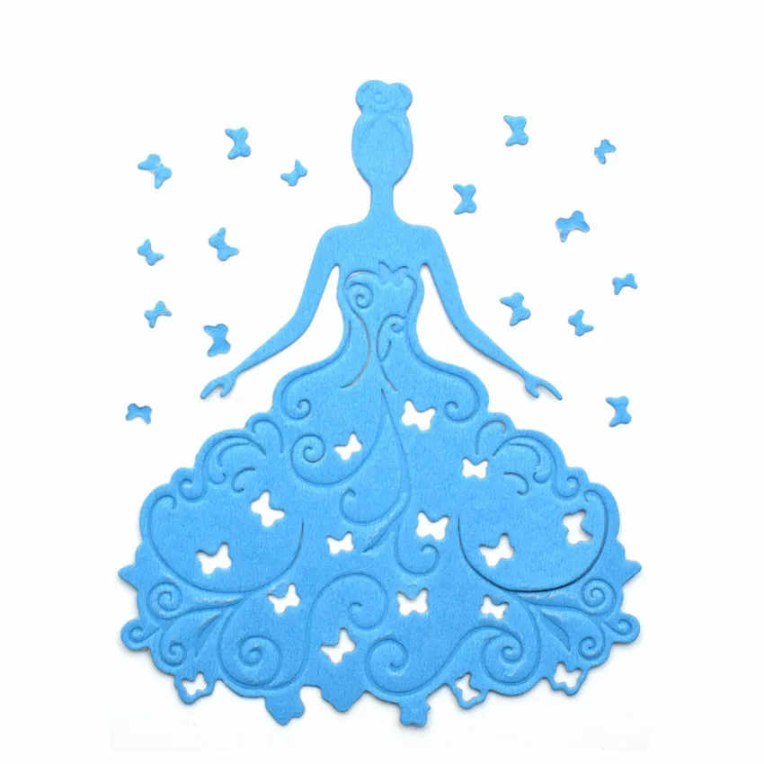 Металлические Вырубные штампы для свадебной карты девушки невесты скрапбукинга