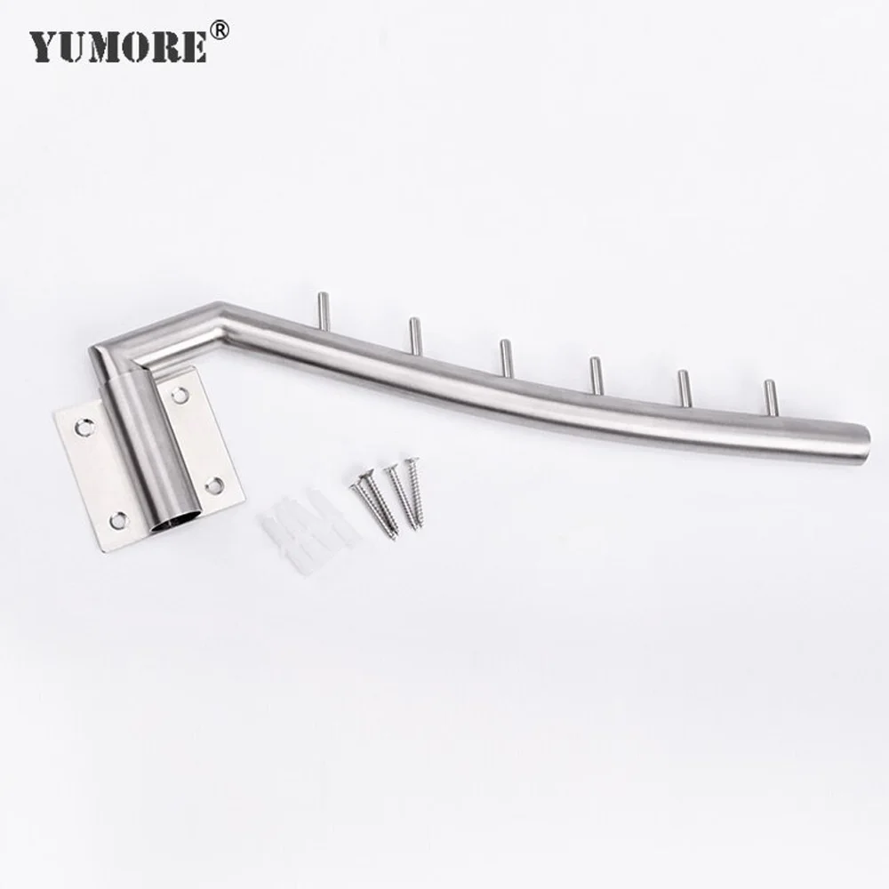 Крючок для полотенец YUMORE из нержавеющей стали настенный декоративный крючок