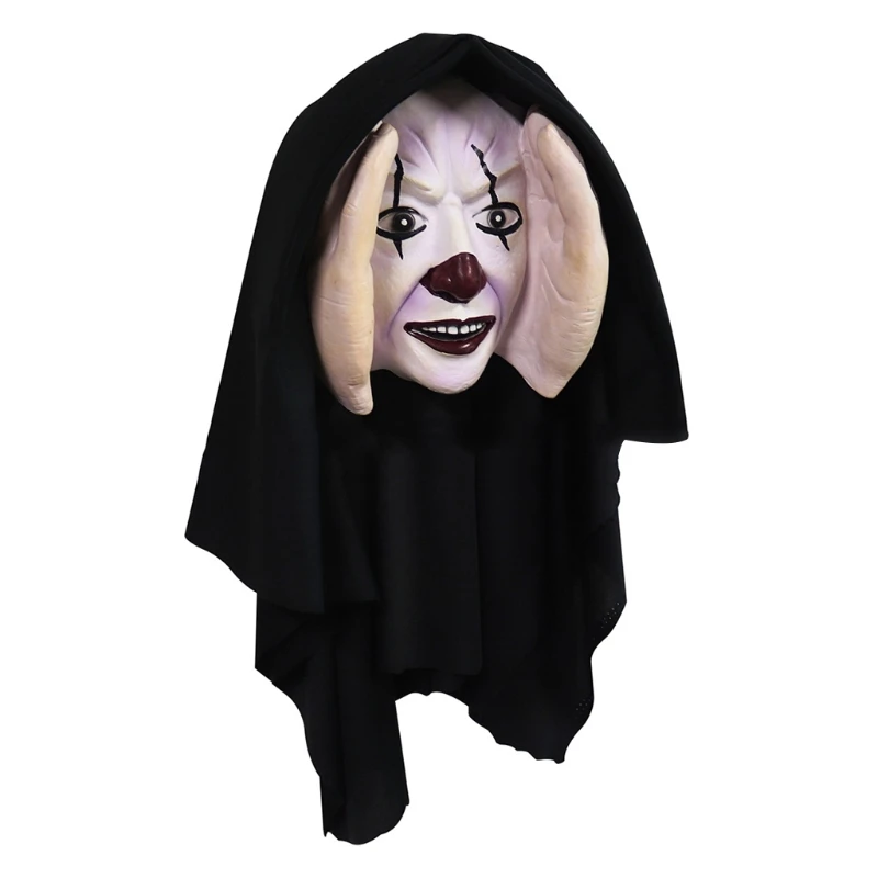 

Halloween Scary Peeper Hanging Mask Horror Realistic Giggle Peeping Clown Indoor Outdoor Window Decoration Spooky Party Props