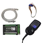 Комплект контроллера NVEM V2.1 NC, система управления движением NVUM V2.1, mach3, осевая плата управления 3, 4, 56 и 6-осевой маховик с цифровым дисплеем