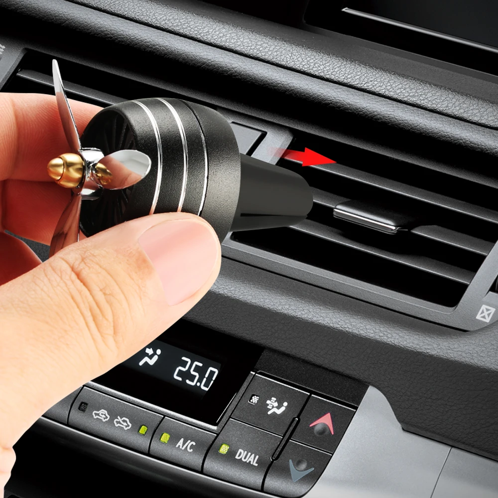 Мини светодиод Машины освежитель воздуха кондиционер сплав Авто Вентиляция