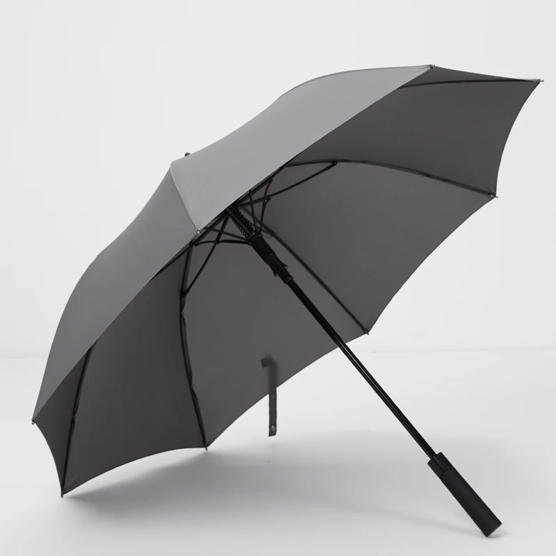 Автомобильный водонепроницаемый ветрозащитный зонт с длинной ручкой однотонный