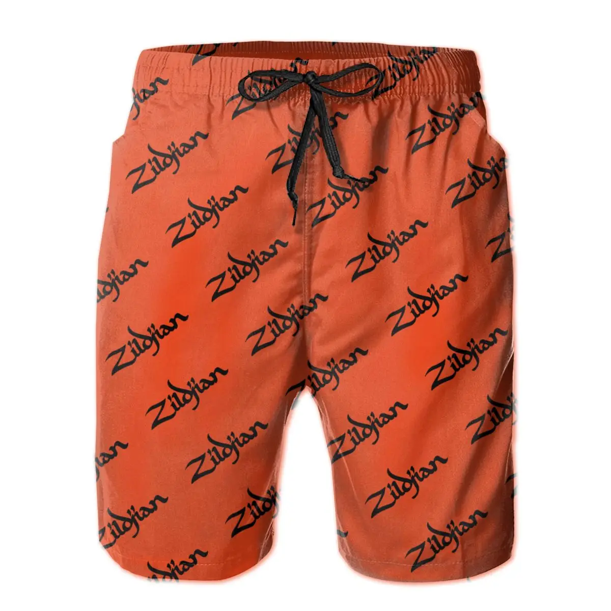 

Beach Breathable Quick Dry Humor Graphic R354 running Zildjian-glitch-Graphic-2 Male Shorts