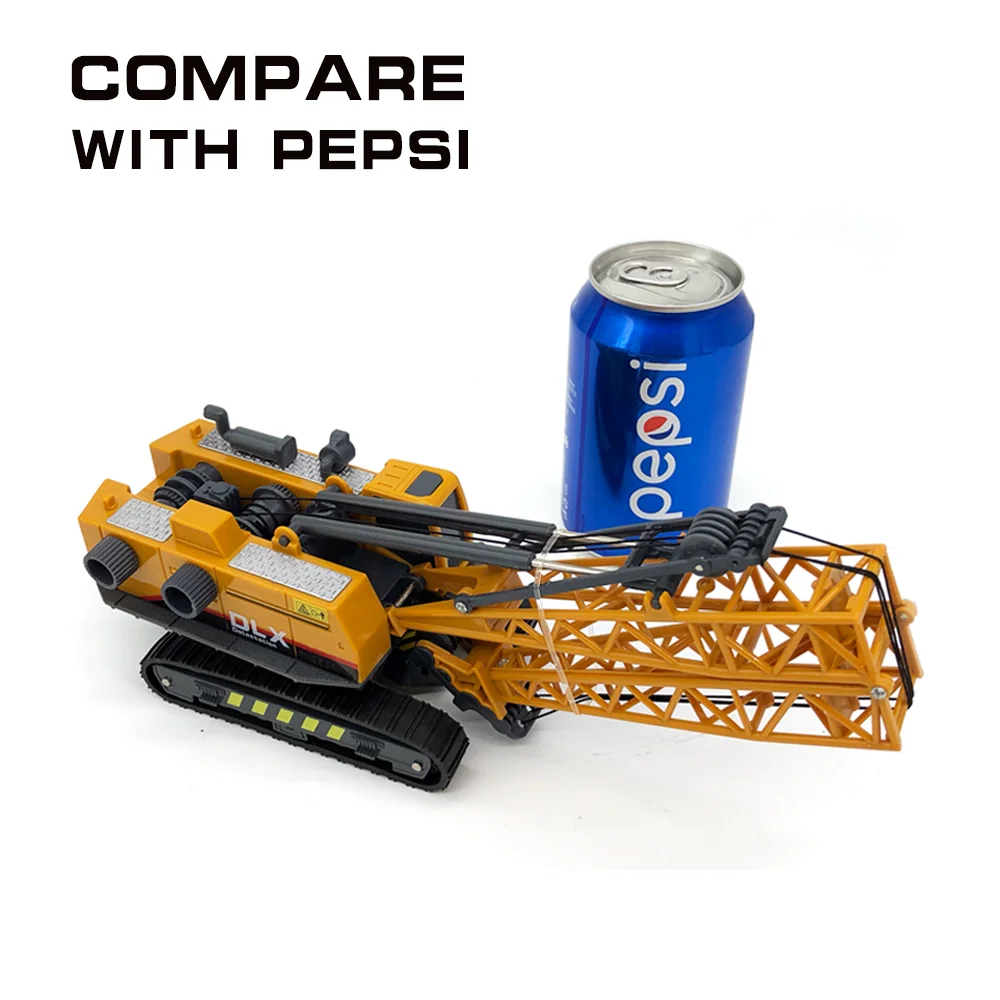 Игрушечный кран строительный автомобиль 1:50 литые инженерные игрушки грузовик