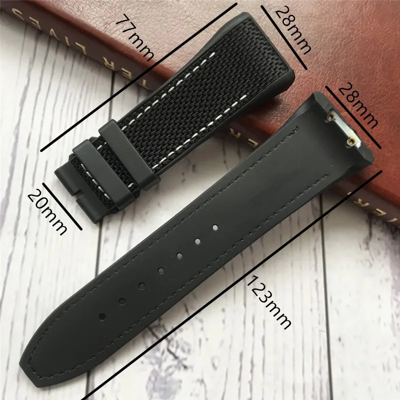 Ремешок силиконовый из воловьей кожи высокого качества браслет со складной