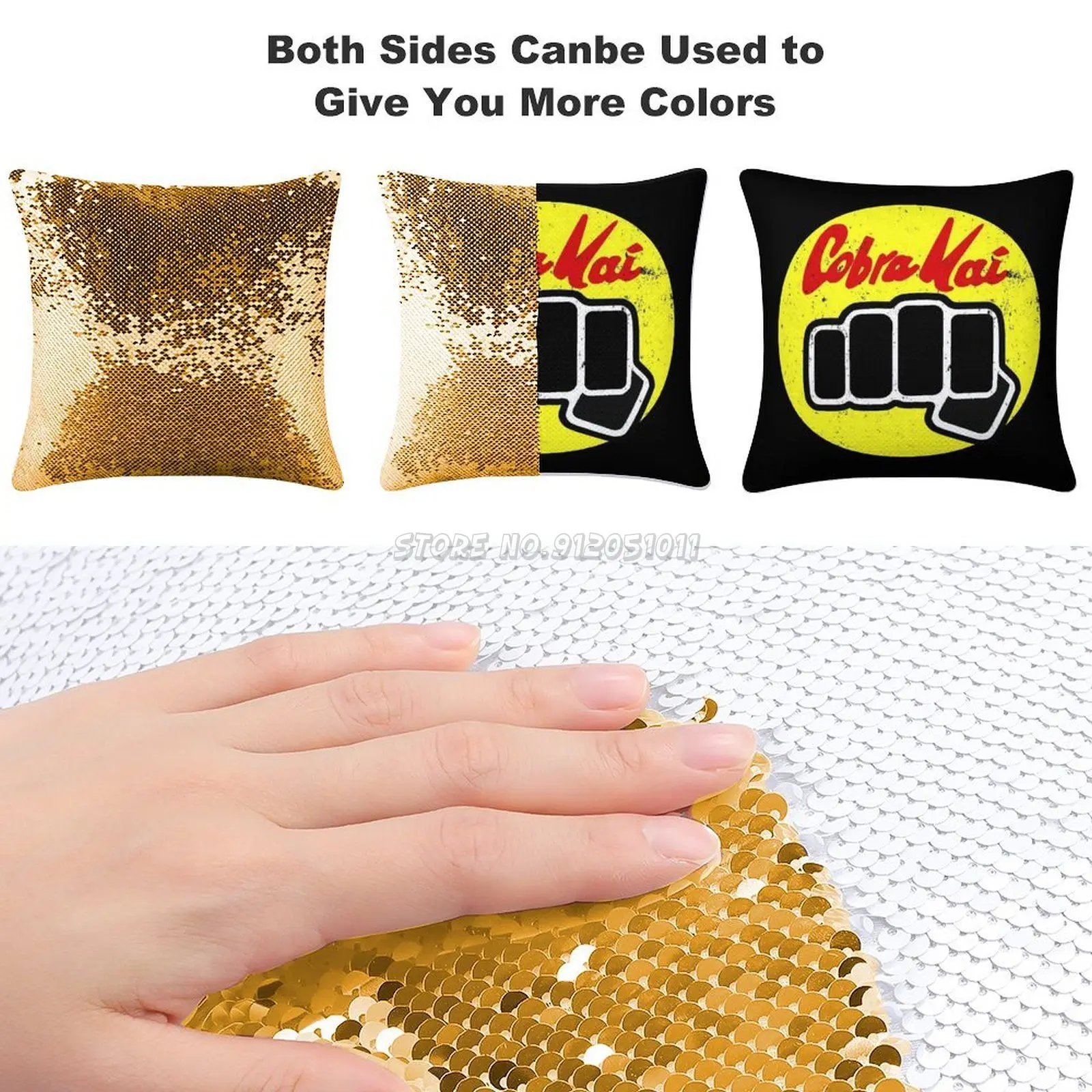 Винтажный чехол с блестками и кулаком блестящий для подушки детства украшение