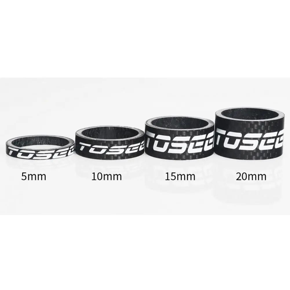 4PCS Bicycle Front Fork Bowl Series Headset Washer Gasket Bowl On For MTB Mountain Bike Road Bicycle Carbon Fiber Backup Ring