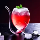 Прозрачная кружка для вина, шампанского, 300 мл