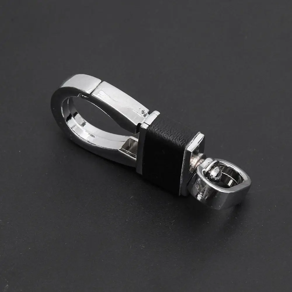 Модный брелок из настоящего металла с подвеской на талии кожаный пряжкой