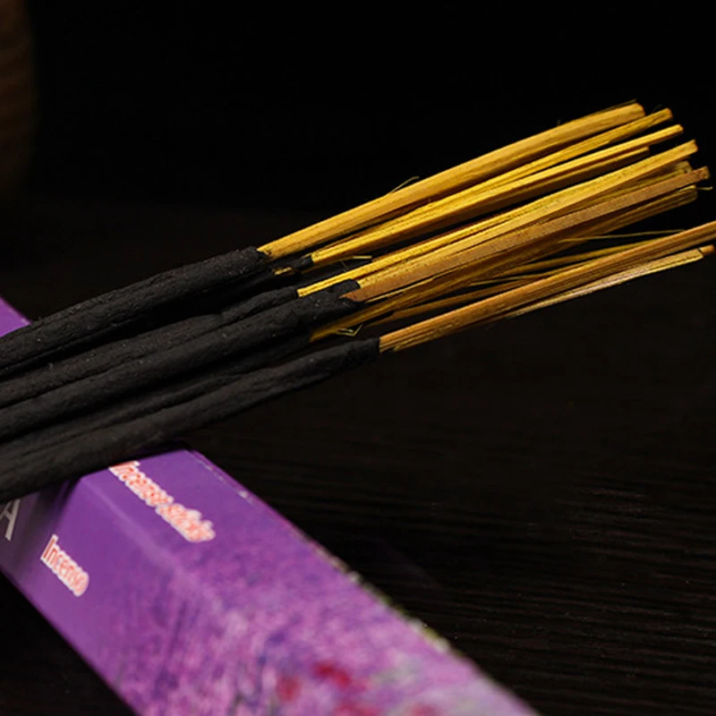 Бледно-лиловый индийские ароматические палочки 3 / 6 маленький Коробки Жасмин