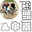 Форма для самостоятельного изготовления пластиковых тротуарных плит, цемента, кирпича, бетона, форма для сада, каменной дороги, украшение для сада