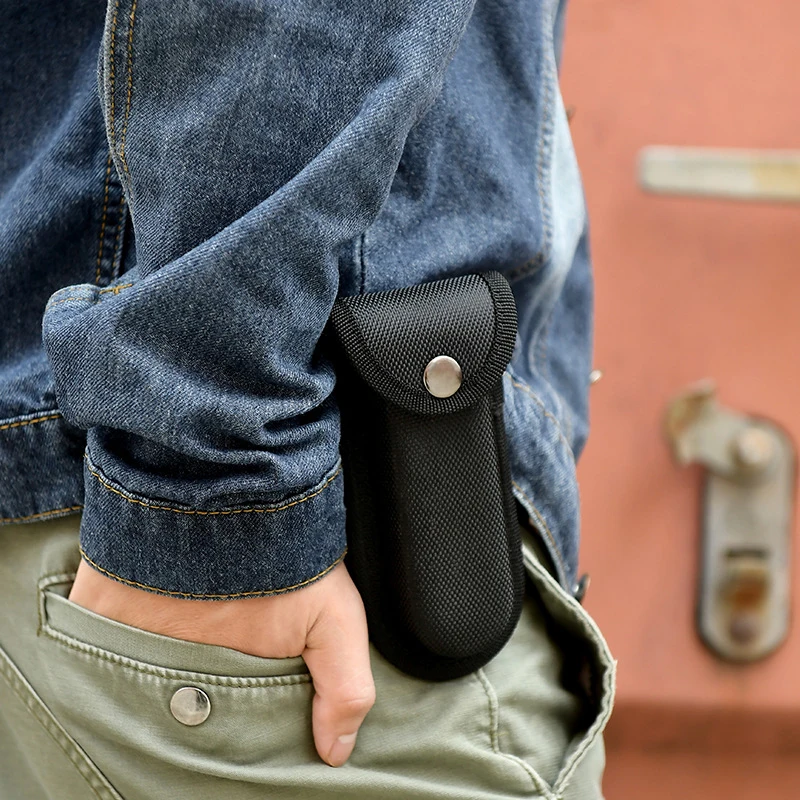 

Тактический Мягкий фонарик, кобура, складной нож, искусственный нейлоновый чехол, ремень, фонарик, чехол для переноски, походный охотничий и...