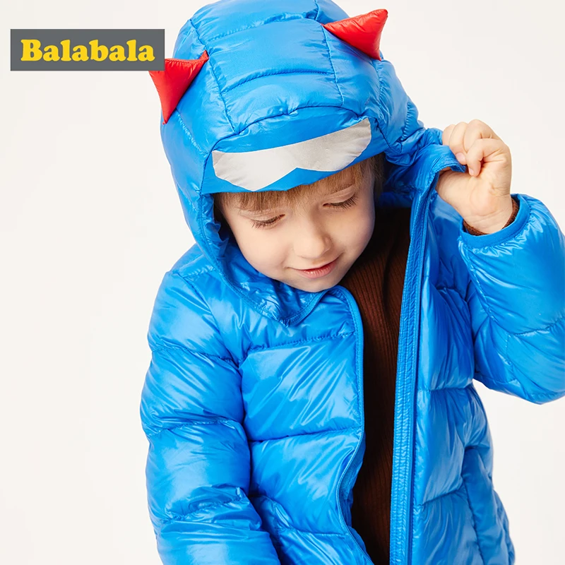 Children down jacket short autumn and winter 2019 new boys baby children's clothing light hooded coat | Мать и ребенок