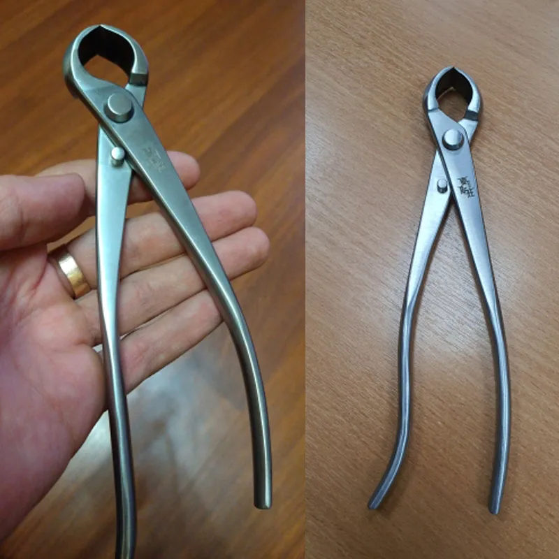 Резак для деревьев ручка из нержавеющей стали резак бонсай вогнутая полукруглая