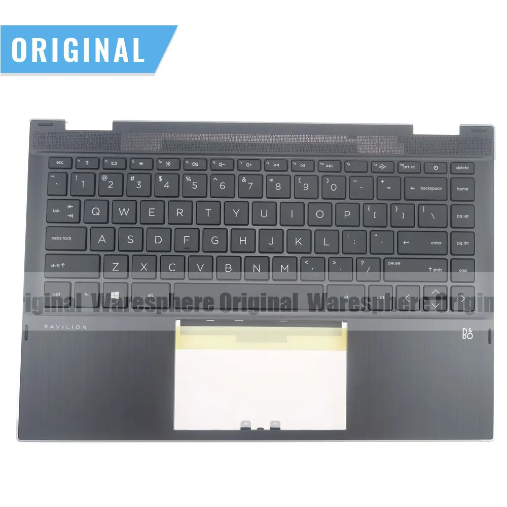 new original for hp pavilion x360 14 dw lcd back cover palmrest front bezel bottom base case l96483 001 l96517 001 l96524 001 free global shipping