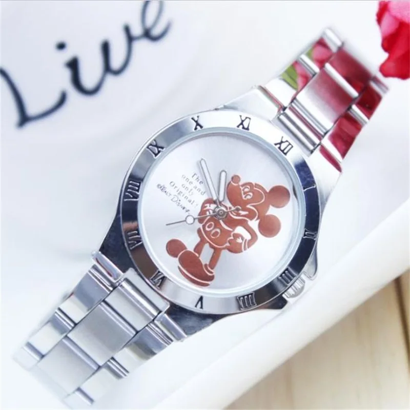 Часы наручные женские кварцевые креативные брендовые Серебристые полностью