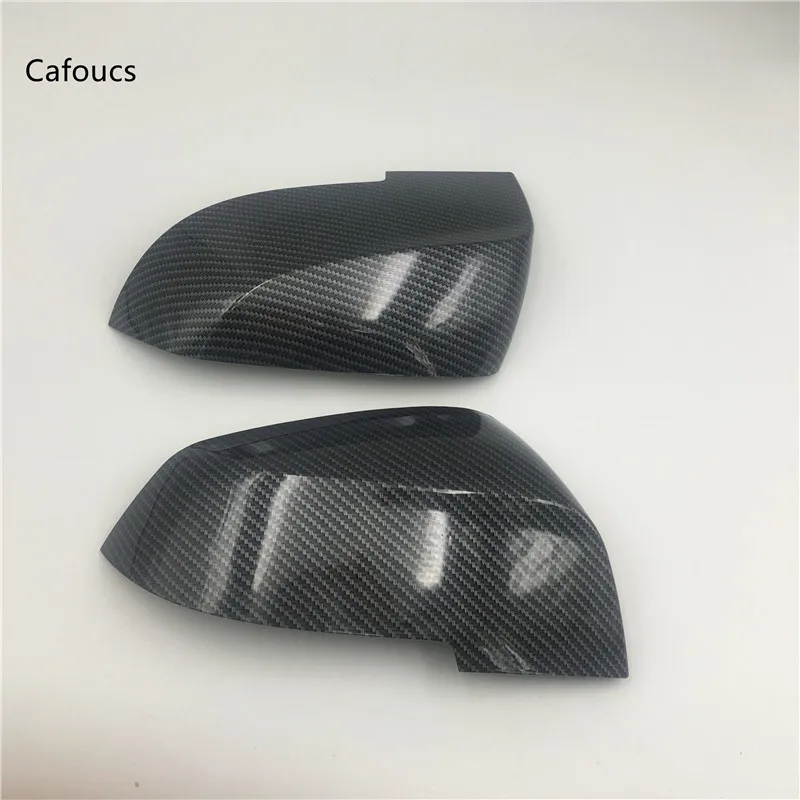 Поддельные углеродного волокна или черный глянец Зеркало заднего вида крышка