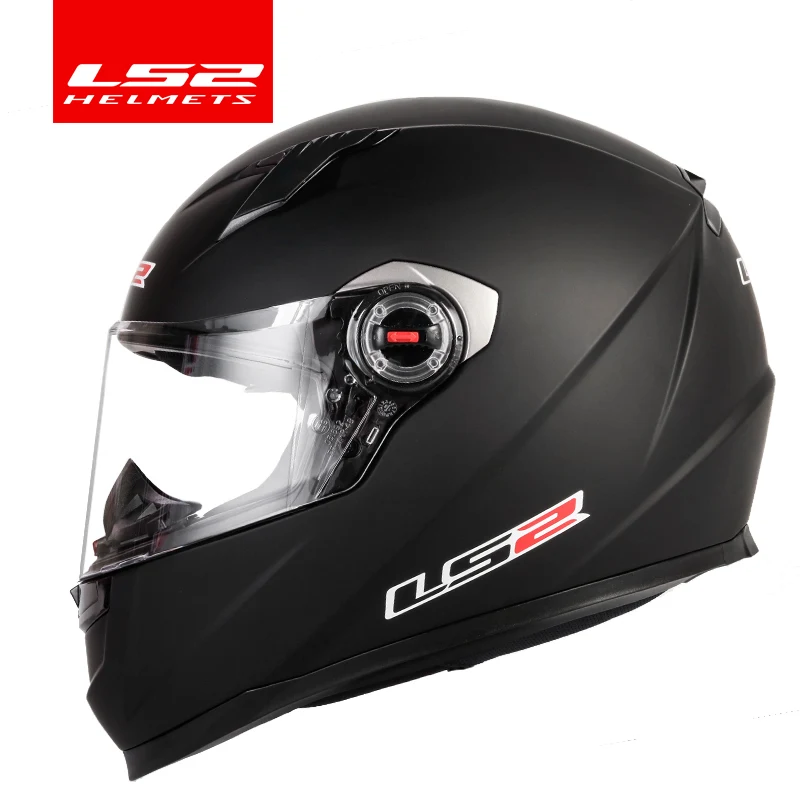 matte black LS2 Волк Полный уход за кожей лица мото rcycle шлем ls2 ff358 Высокое качество шлем capacete шлем мото ECE утвержден без насоса - Цвет: matte black