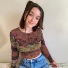 Футболка женская Базовая в рубчик, с круглым вырезом и длинным рукавом