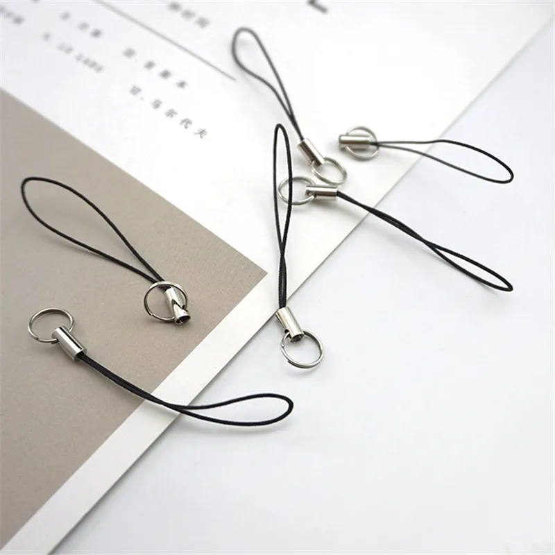 10pcslot lanyard lariat cords lobster clasp rope keychains hooks mobile phone strap charms keyring bag accessories key ring free global shipping