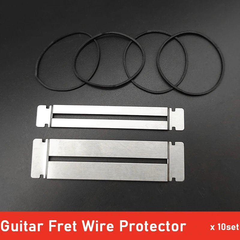 

10set Guitar Bass Fretboard Guard Protector Stainless Steel Guitar Fingerboard Repair Luthier Tools