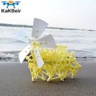 Бионическое изобретение зверя Энергия ветра, 1 шт., маленькая игрушка, ручной робот-пазл, учебник для научных экспериментов, детский Собранный блок, подарок