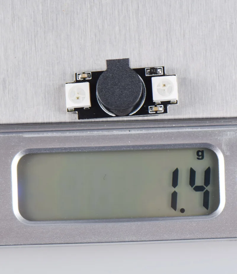 Светодиодный _ Платье в полоску и Buzzer 2 WS2812 программируемый светодиодный доска 100DB