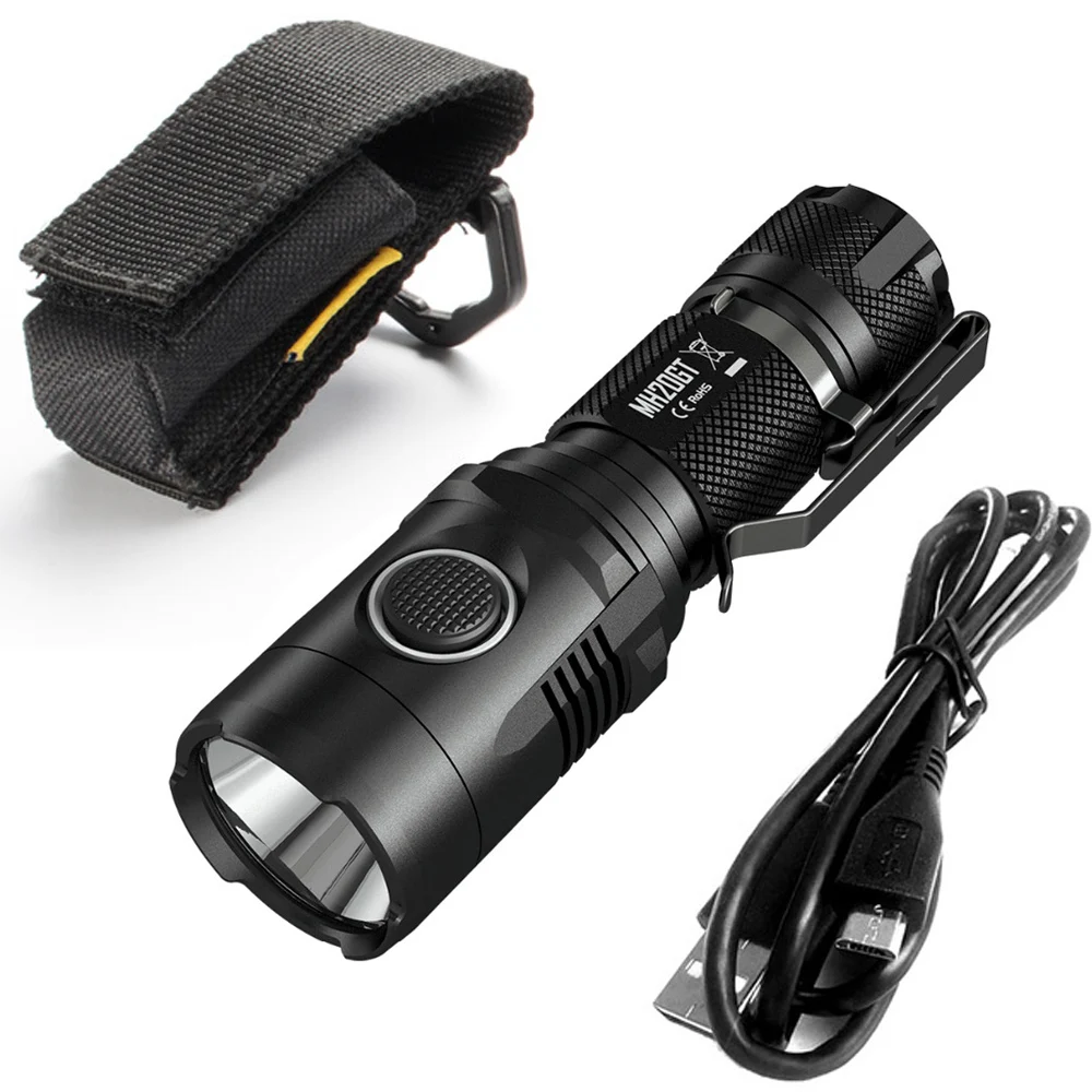 MH20GT NITECORE MH20GT USB непосредственно заряжаемый фонарик CREE XP-L HI V3 max 1000 люмен луч бросок 362 м Открытый спортивный факел Ручной - Испускаемый цвет: MH20GT