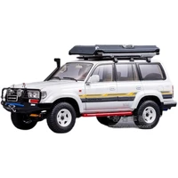 kengfai 118 toyota land kuruze off road vehicle lc80 modified version alloy die casting car model high end collection