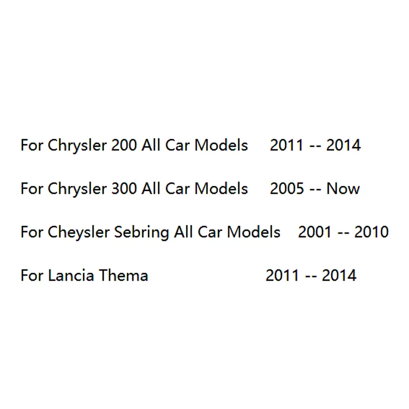 2 шт. Автомобильный светодиодный дверной светильник Chrysler лазерный проектор с