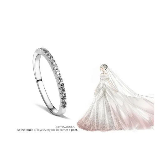 Новые Обручальные кольца для женщин загадочные девушки украшенные стразами из