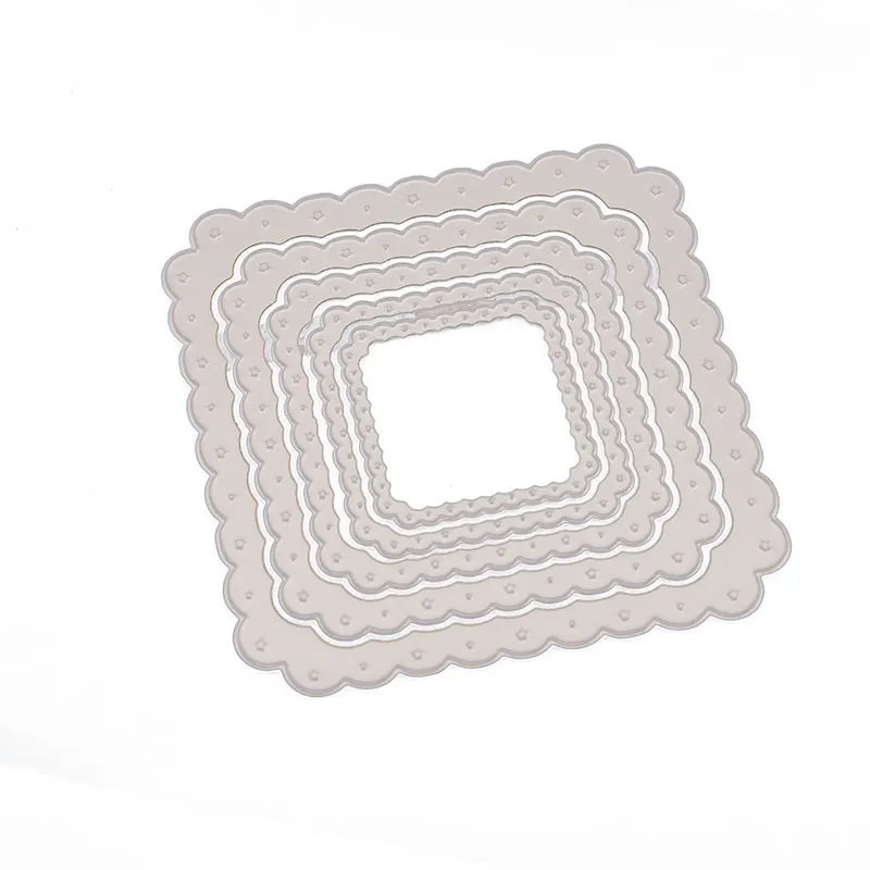 

Square frame star Metal Cutting Dies for DIY Scrapbooking Crafts Dies Cut Stencils Maker Photo Album Template Handmade Decor