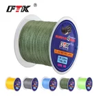 FTK 114 м рыболовная леска 125YDS 4 плетеная рыболовная леска 0,1 мм-0,4 мм 8LB-40LB мультифиламентная рыболовная леска супер полиэтиленовая леска из Японии