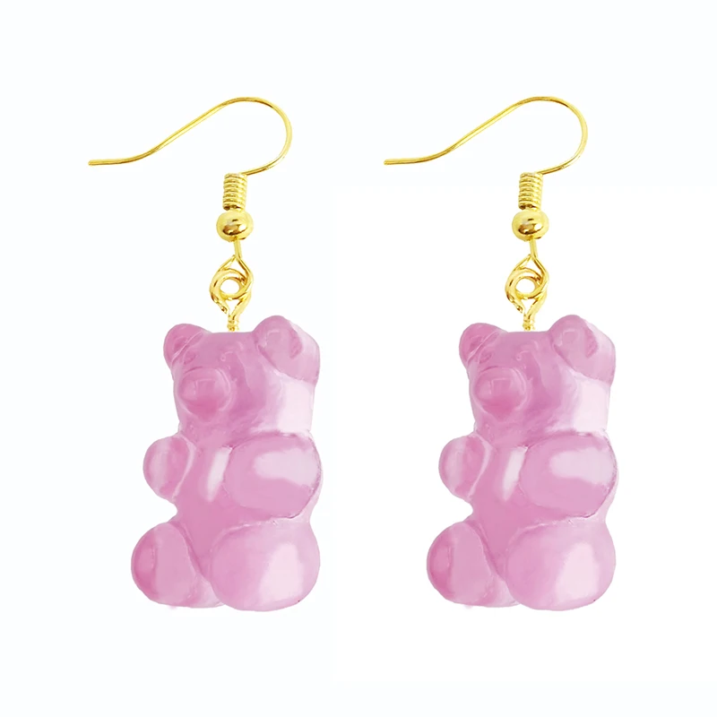 Женские серьги из смолы Забавные милые на заказ подарок для девочек детские с