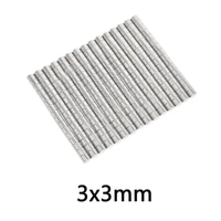 100300500pcs 3x3 mm search minor disc magnet 3mmx3mm bulk small round magnets 3x3mm neodymium round n35 strong magnets 33 mm