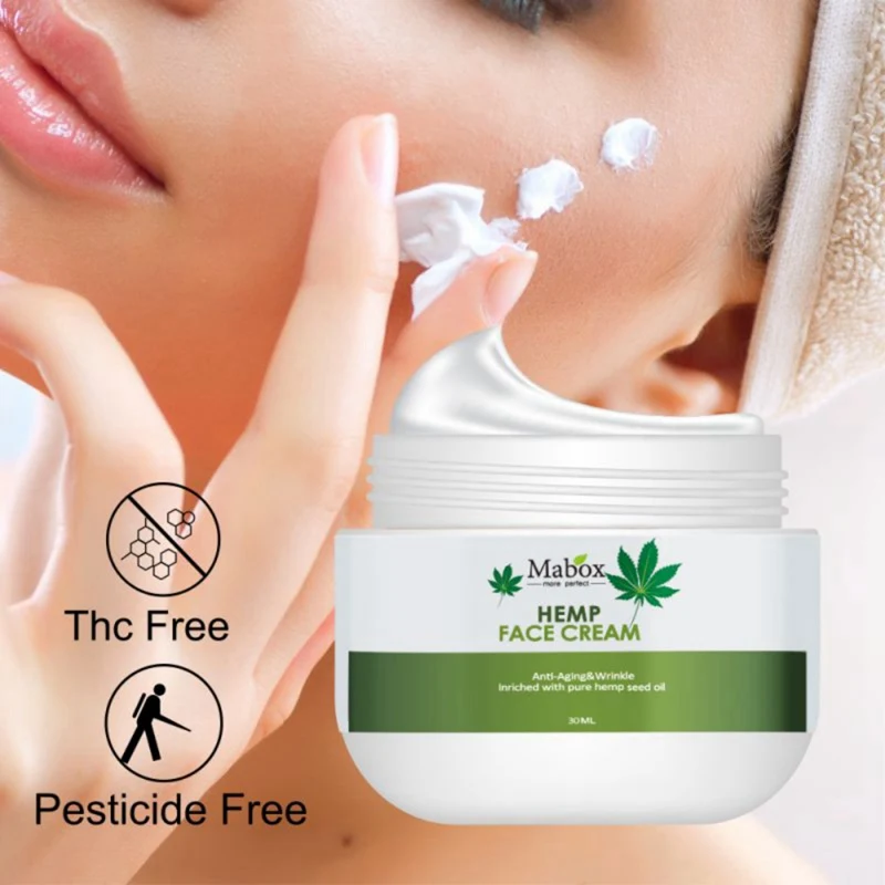 Натуральное органическое масло семян конопли витамин С Е увлажняющий крем для