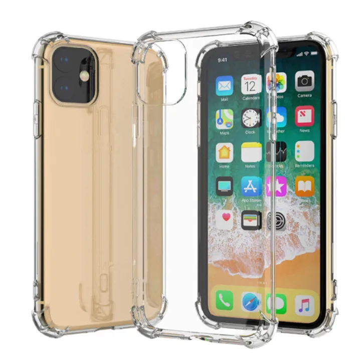 Ударопрочный прозрачный чехол из TPU для телефона ip 11 Pro XS Max SE 2 XR X 8 7 6 6S Plus ультра