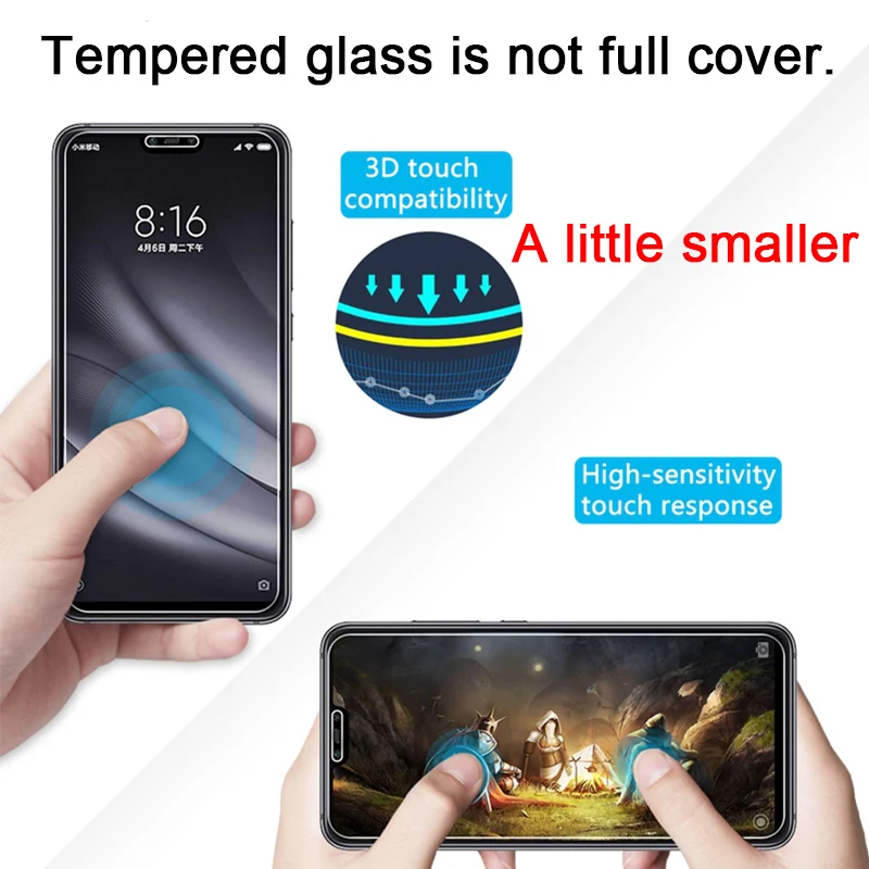 С уровнем твердости 9H HD жесткую Защитная пленка для экрана Xiaomi Mi A2 Lite A1 5 4S 4C 4i 3 2