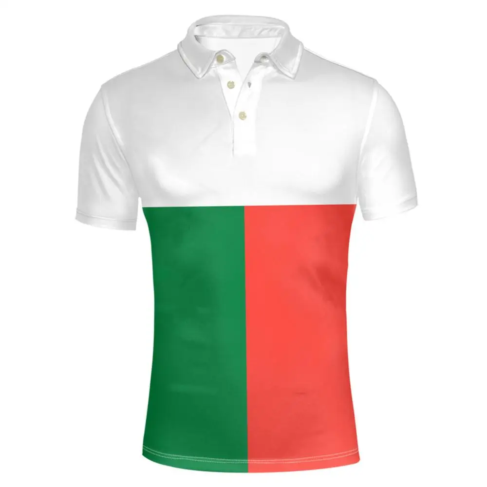 MADAGASCAR youth diy free custom made name number mdg Polo shirt nation flag mg malagasy french country print photo clothing