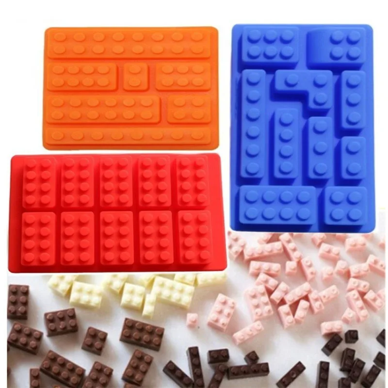 

Силиконовая форма для шоколада «сделай сам» разных размеров, прямоугольный поднос для кубиков льда в форме кирпича, инструменты для выпечк...