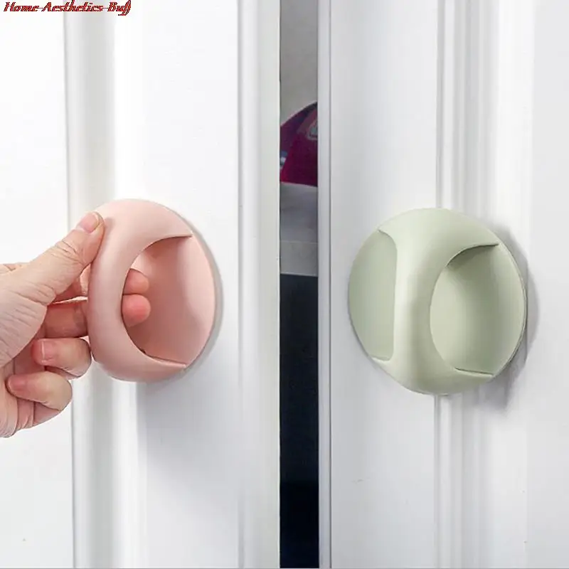 

4pcs Door Window Cabinet Punch-Free Drawer Organizer Handle Holder