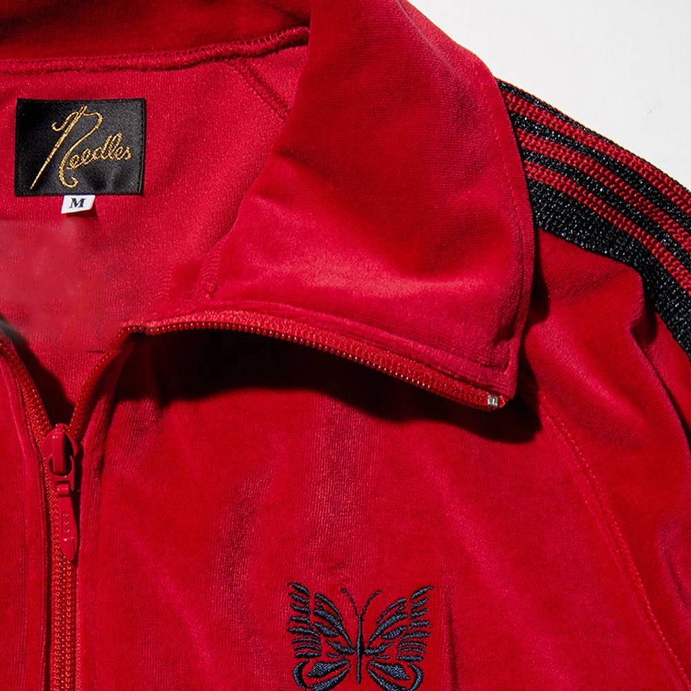 Куртка бархатная для мужчин и женщин верхняя одежда с вышитыми бабочками лентами