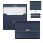 Чехол из искусственной кожи для ноутбука Macbook Air Pro 13 M1 15 16 2020, чехол для ноутбука Huawei HP ASUS 12 13 14 15,4 15,6, чехол