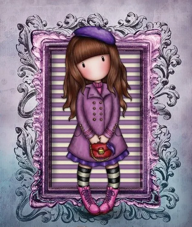 

5D Diy Diamond Painting Cartoon Cute Girl Mosaic Cross Stitch Embroidery Diamond Round Square Stones Decor Children Gift