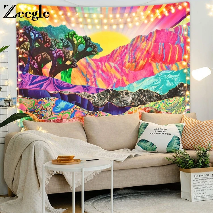 Zeegle гобелен домашний декоративный дорожный матрас пляжное полотенце одеяло