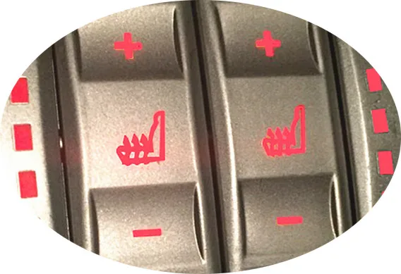 Новый серебристый переключатель управления кнопками подогрева сидений OEM 6m2t 19k329